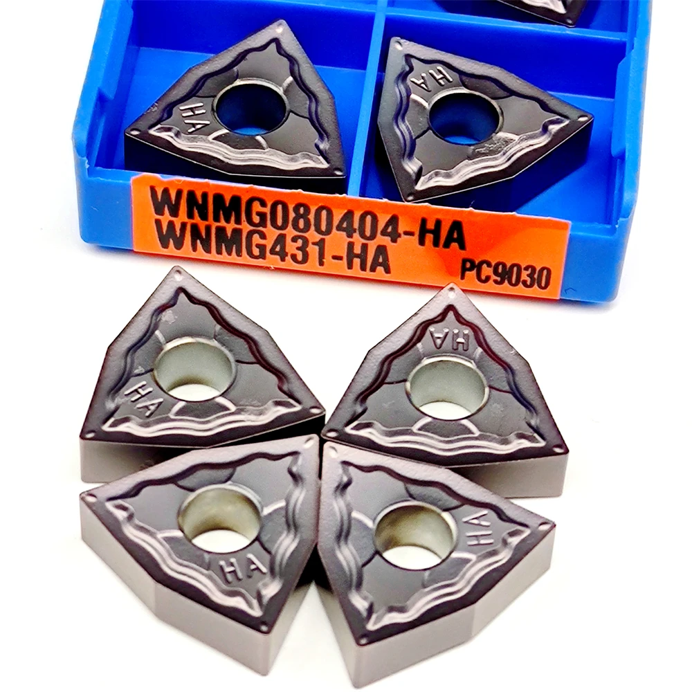 High Quality Stainless Steel External 10PCS WNMG080404 HA PC9030 Turning Tool Hard Alloy Blade Lathe Carbide Insert
High Quality Stainless Steel External 10PCS WNMG080404 HA PC9030 Turning Tool Hard Alloy Blade Lathe Carbide Insert