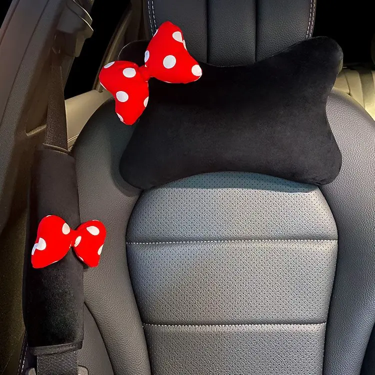 Car Neck Pillow Cute Headrests A Pair of Car Plush Bow Pillows for Car Interior Creative Decoration Winter Car Accessories
Car Neck Pillow Cute Headrests A Pair of Car Plush Bow Pillows for Car Interior Creative Decoration Winter Car Accessories