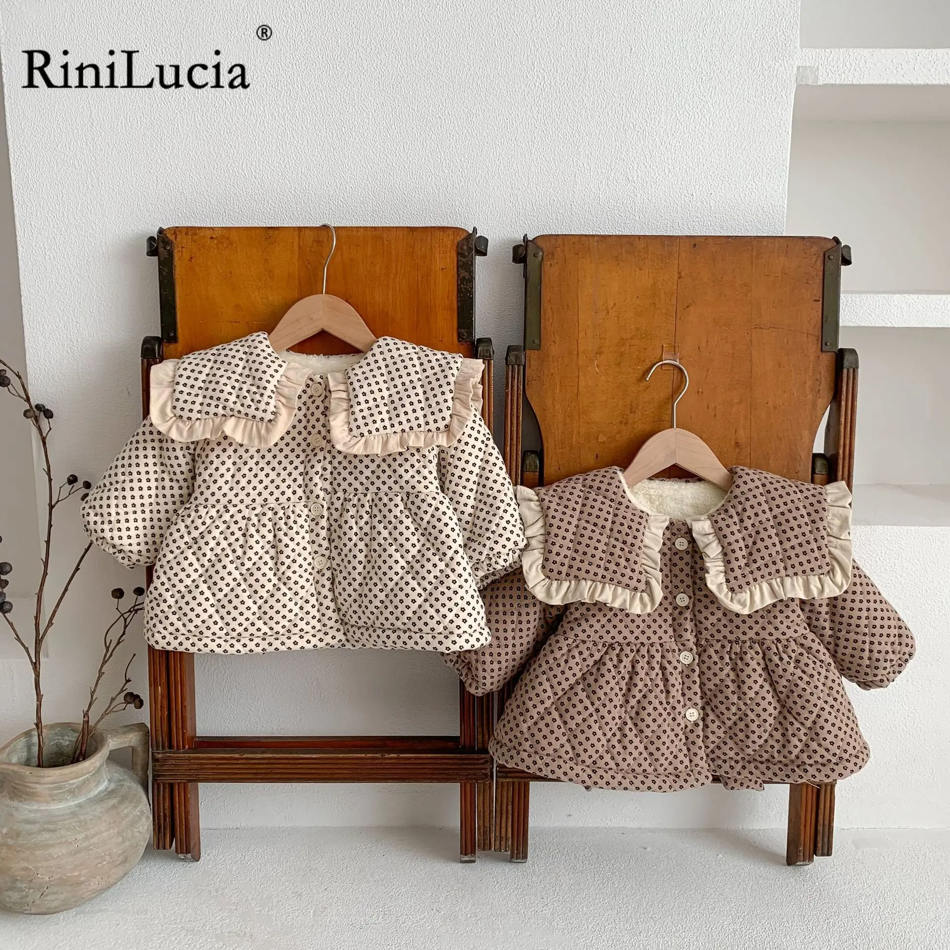 RiniLucia 2022 New Baby Girl Floral Warm Coat Long Sleeve Infant Princess Padded Jacket Winter Girls Jacket Lapel Kids Clothes
RiniLucia 2022 New Baby Girl Floral Warm Coat Long Sleeve Infant Princess Padded Jacket Winter Girls Jacket Lapel Kids Clothes