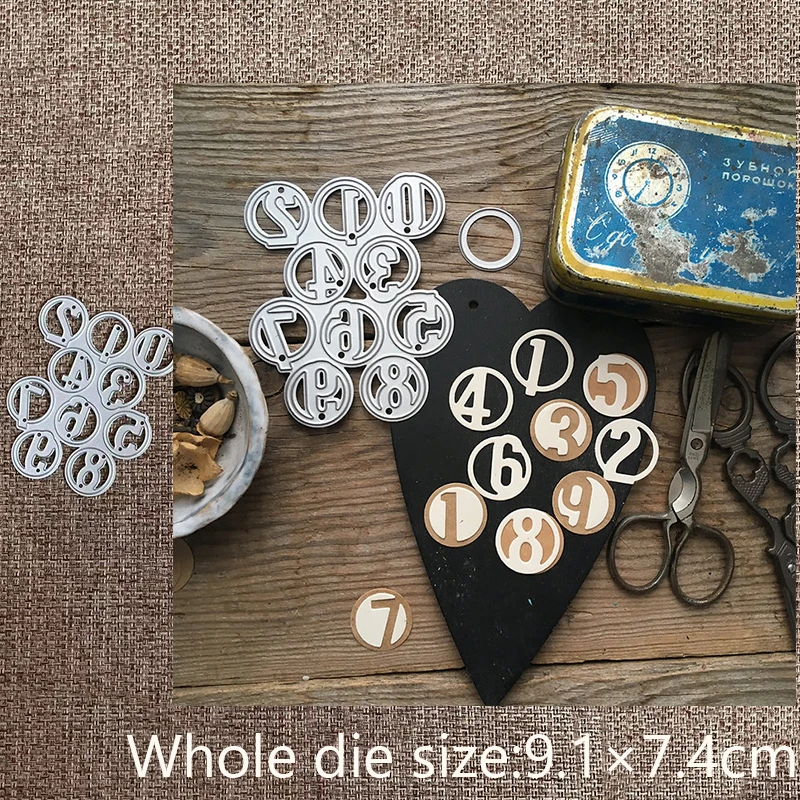 New Design Craft Metal stencil mold Cutting Die Number circle decoration scrapbook die cuts Album Paper Card Craft Embossing
New Design Craft Metal stencil mold Cutting Die Number circle decoration scrapbook die cuts Album Paper Card Craft Embossing