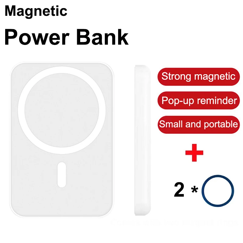 New 2022 Portable Magnetic Wireless Power Bank LED Mobile Phone External Battery For Iphone 13 12 Mini Pro Max 10W Fast Charger
New 2022 Portable Magnetic Wireless Power Bank LED Mobile Phone External Battery For Iphone 13 12 Mini Pro Max 10W Fast Charger