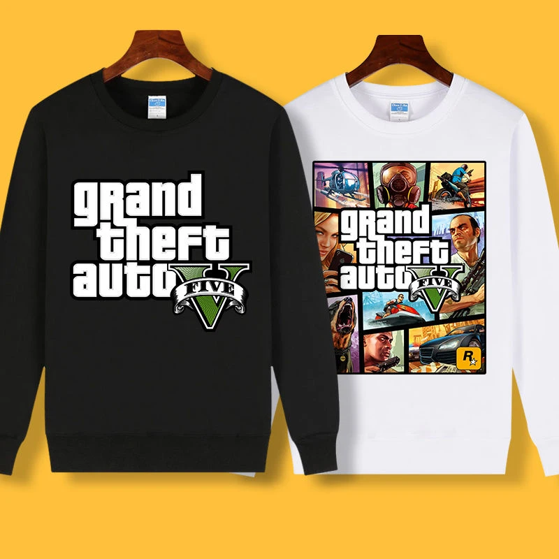 Изысканный Толстовка из хлопка GTA V с длинными рукавами мягкий удобный тонкий или утолщенный флисовый свободный приятный на осень и зиму
Изысканный Толстовка из хлопка GTA V с длинными рукавами мягкий удобный тонкий или утолщенный флисовый свободный приятный на осень и зиму