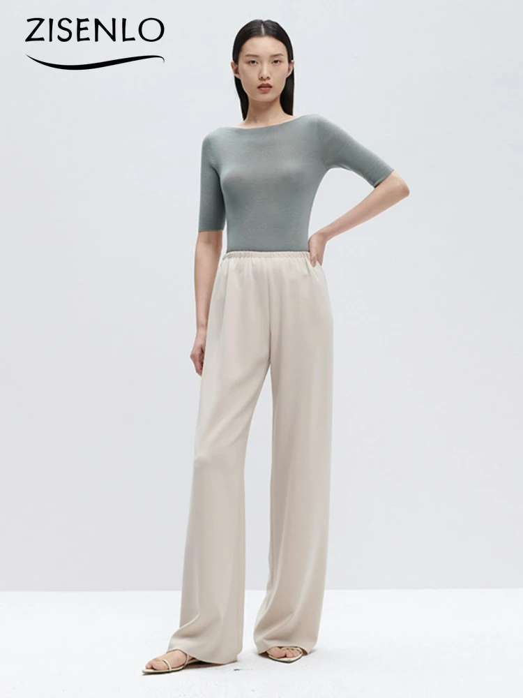 Весна-лето 2022 светильник Роскошные широкие брюки не оплачивают статическое электричество, износостойкие и текстурированные брюки штаны 
Весна-лето 2022 светильник Роскошные широкие брюки не оплачивают статическое электричество, износостойкие и текстурированные брюки штаны