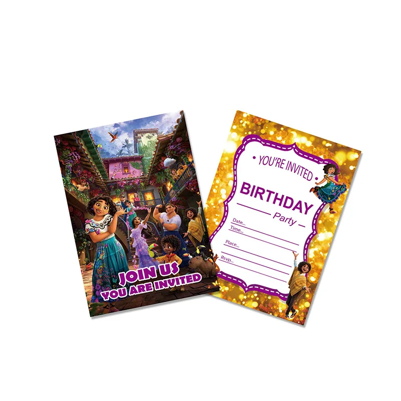 Disney Encanto card cartoon Anime figure kid greeting card Christmas Halloween party children birthday invitation card toy
Disney Encanto card cartoon Anime figure kid greeting card Christmas Halloween party children birthday invitation card toy