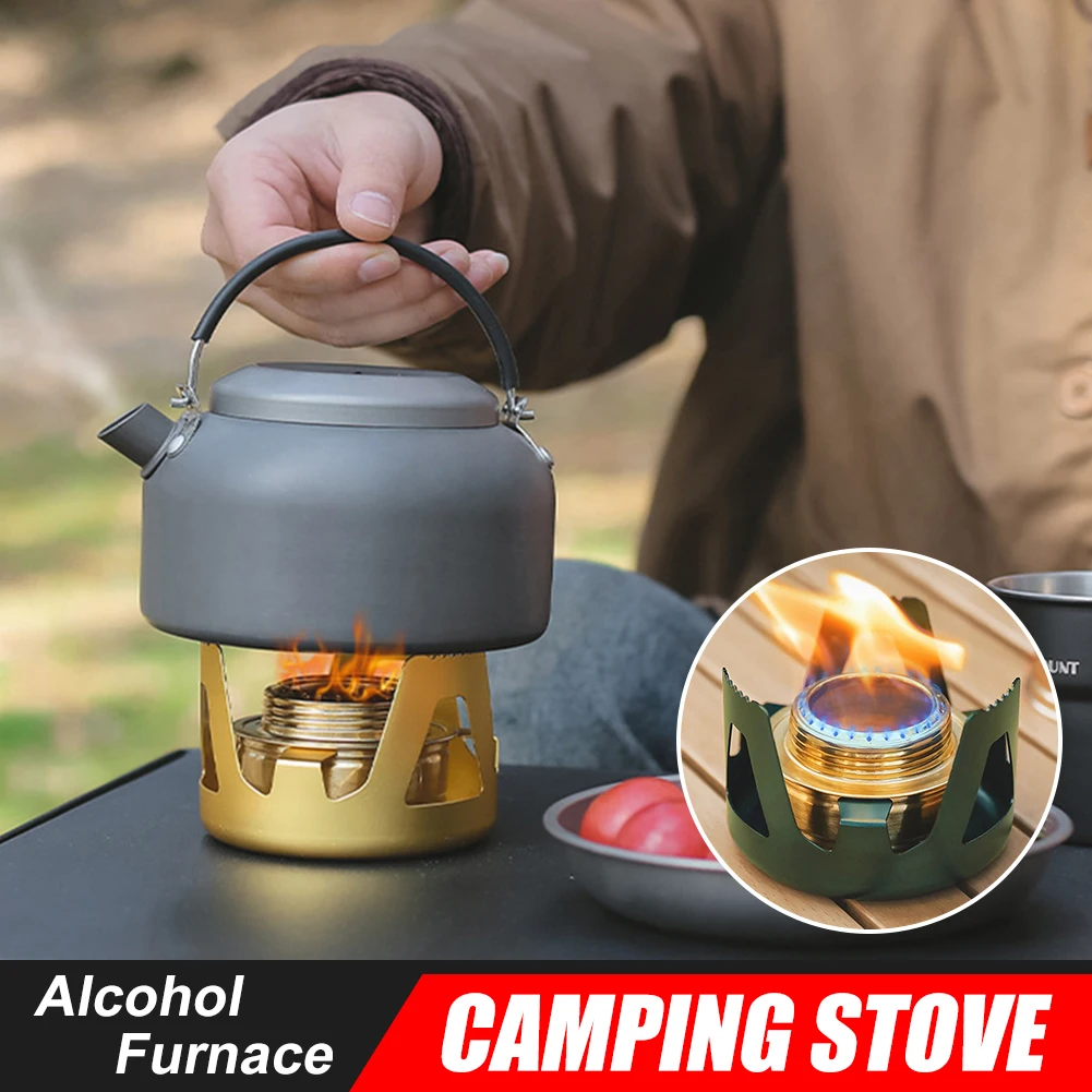 Portable Alcohol Stove Outdoor Camping Mini Spirit Burner Stove Adjustable Firepower Refillable w/ Stand for Backpacking Hiking
Portable Alcohol Stove Outdoor Camping Mini Spirit Burner Stove Adjustable Firepower Refillable w/ Stand for Backpacking Hiking