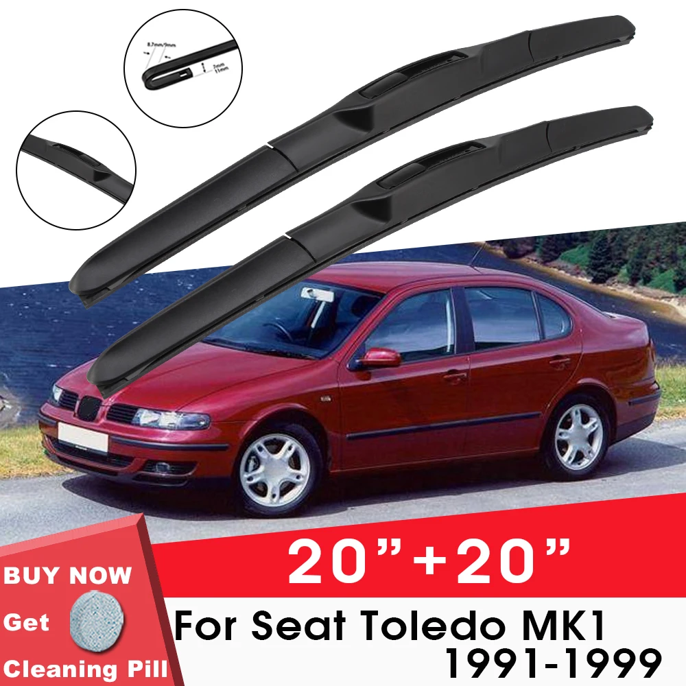 Car Wiper Blade Front Window Windshield Rubber Silicon Wiper For Seat Toledo MK1 1991-1999 20"+20" LHD RHD Car Accessories
Car Wiper Blade Front Window Windshield Rubber Silicon Wiper For Seat Toledo MK1 1991-1999 20"+20" LHD RHD Car Accessories