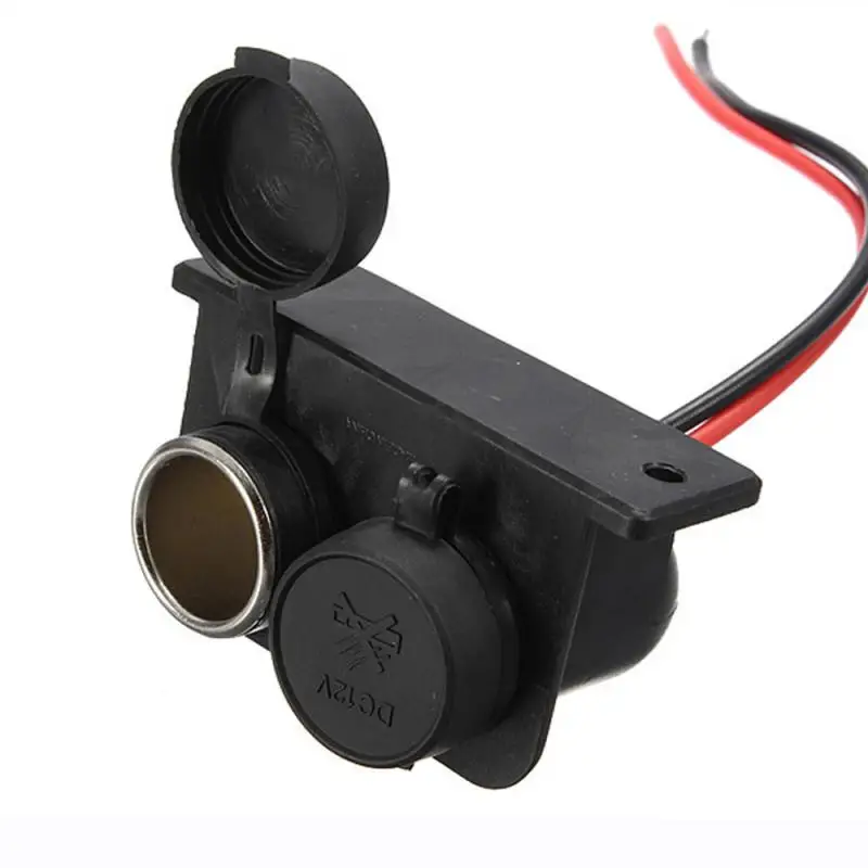 12V Car Cigarette Lighter Splitter 1 To 2 Socket Waterproof Power Double Plugs Adapter Connector Cigar Lighter Car Accessories
12V Car Cigarette Lighter Splitter 1 To 2 Socket Waterproof Power Double Plugs Adapter Connector Cigar Lighter Car Accessories