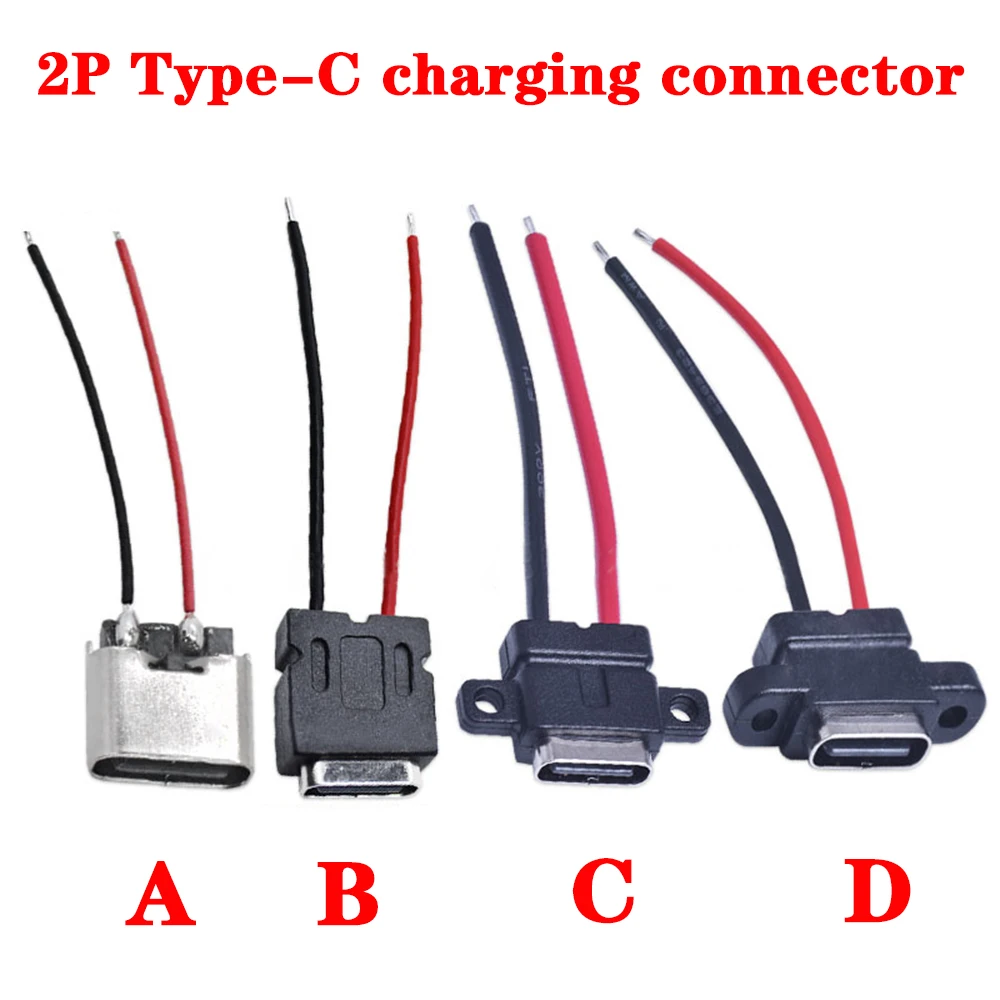 2-10pcs USB C-type waterproof connector welding wire female socket C-type port charging interface socket with welding wire
2-10pcs USB C-type waterproof connector welding wire female socket C-type port charging interface socket with welding wire