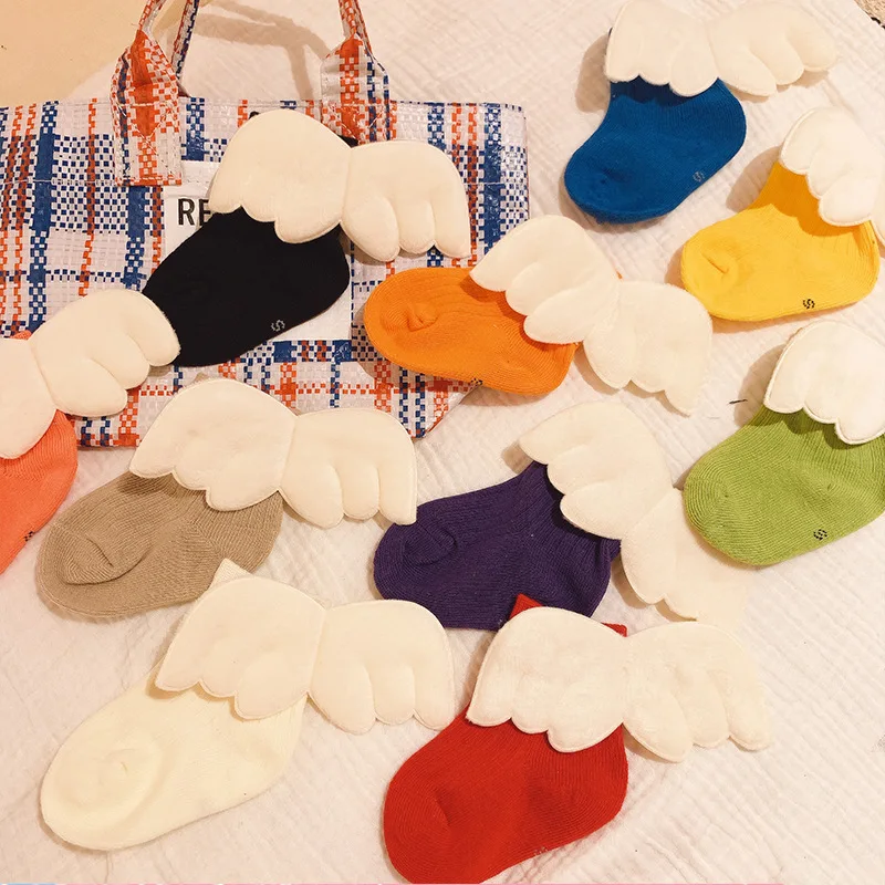 New Cute Wing Baby Socks Cotton Solid Color Soft Floor Socks for Newborn Baby Socks Toddler Girl Socks Infant Socks
New Cute Wing Baby Socks Cotton Solid Color Soft Floor Socks for Newborn Baby Socks Toddler Girl Socks Infant Socks