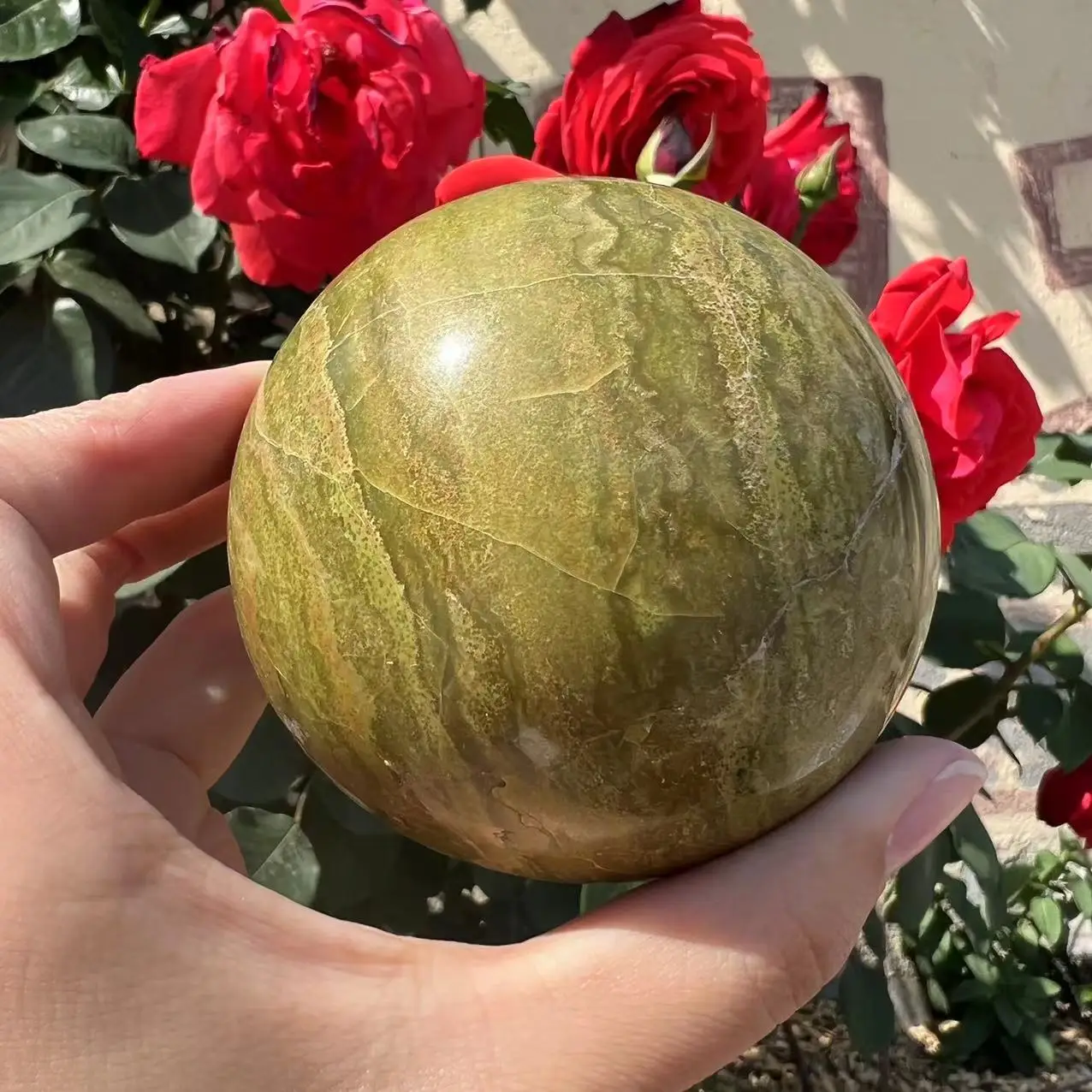 7.5-8CM Green Opal Ball Natural Quartz Minerals Crystals Gemstones Healing Reiki Sphere Feng Shui Home Decorations
7.5-8CM Green Opal Ball Natural Quartz Minerals Crystals Gemstones Healing Reiki Sphere Feng Shui Home Decorations