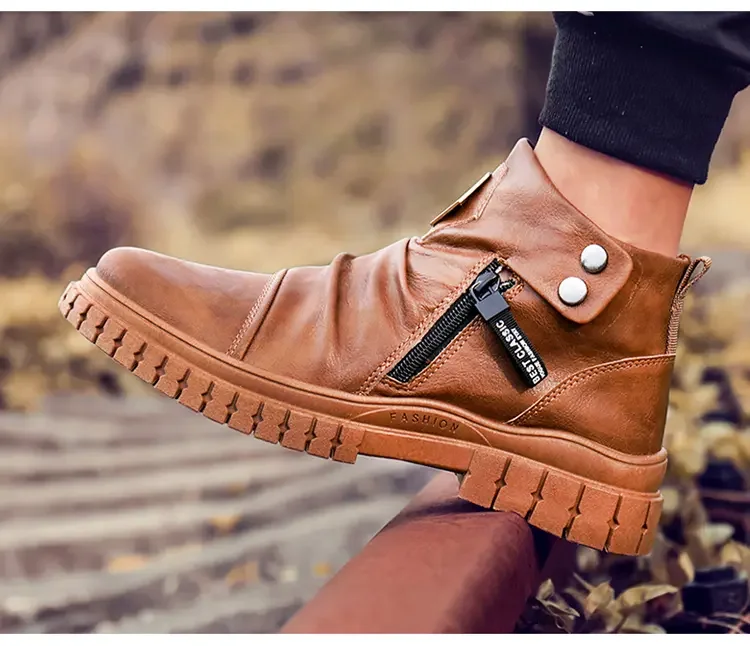 Men Spring Autumn Casual Leather Shoes Trend Men's Shoes Wild Mens Flats Shoes Waterproof Non-slip Shoe Male Footwear Large Size
Men Spring Autumn Casual Leather Shoes Trend Men's Shoes Wild Mens Flats Shoes Waterproof Non-slip Shoe Male Footwear Large Size