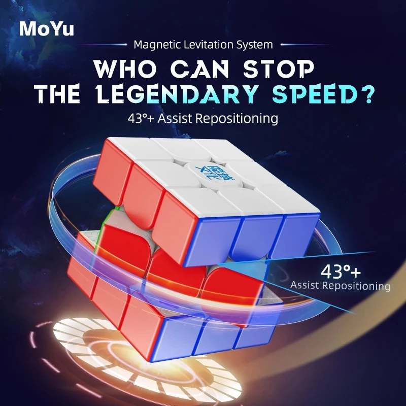 MoYu Super Weilong Maglev Magic Cube 3x3x3 Stickerless Magnet Speed Puzzle Educational Toys droshopping X'mas gift
MoYu Super Weilong Maglev Magic Cube 3x3x3 Stickerless Magnet Speed Puzzle Educational Toys droshopping X'mas gift