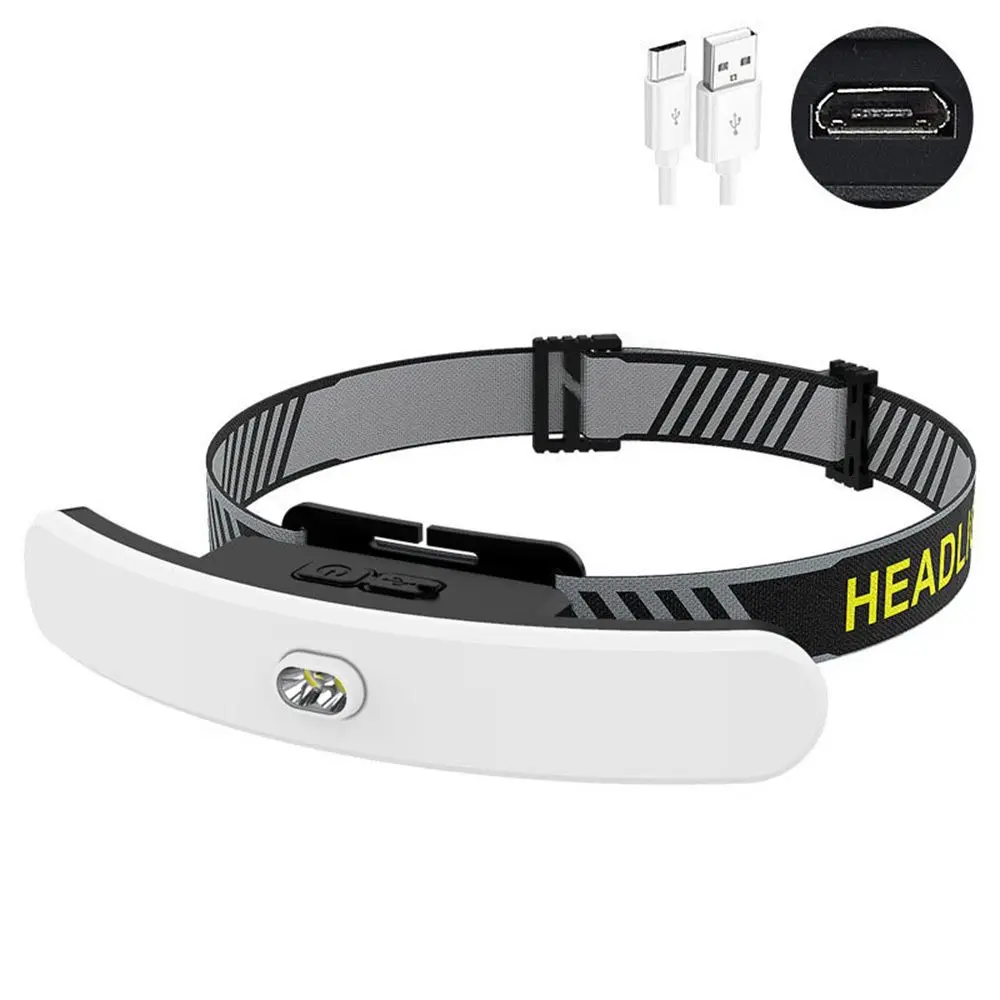 Ultralight Camping Fishing Flashlight LED Headlamp Head Torch USB Rechargeable Fishing Light 
Ultralight Camping Fishing Flashlight LED Headlamp Head Torch USB Rechargeable Fishing Light