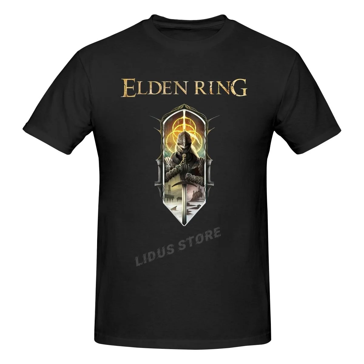 Футболка Elden-Ring The-Black-Knight, одежда в стиле Харадзюку, хлопковая уличная одежда с коротким рукавом и графическим принтом, футболки
Футболка Elden-Ring The-Black-Knight, одежда в стиле Харадзюку, хлопковая уличная одежда с коротким рукавом и графическим принтом, футболки