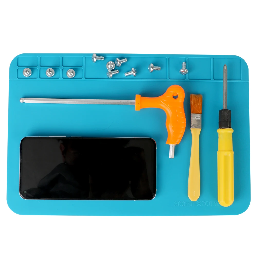 With Magnetic Section Working Repair Pad 30x20cm Heat Insulation Soldering Mat
With Magnetic Section Working Repair Pad 30x20cm Heat Insulation Soldering Mat
