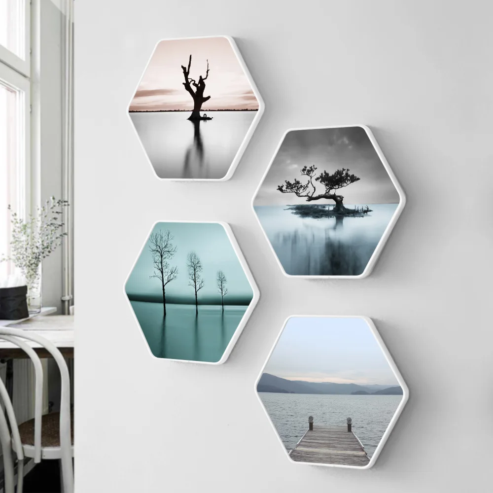 Simple creative hexagon light luxury quadruple mural restaurant decoration painting kitchen wall decoration painting
Simple creative hexagon light luxury quadruple mural restaurant decoration painting kitchen wall decoration painting