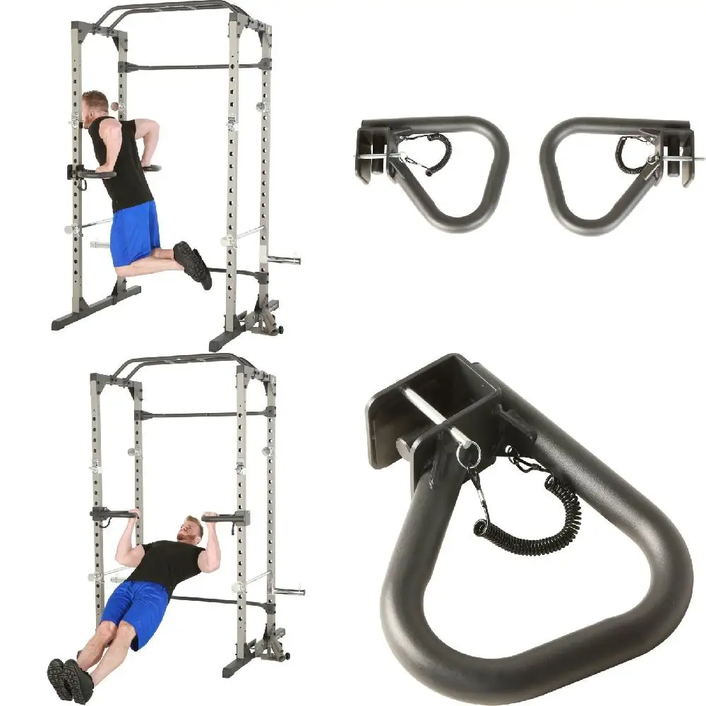 Deluxe 2-Set 2-in. x 2-in. Tube Grip Pull Up Bar Attachments for Squat Rack, Power Cage Workout Gym Equipment
Deluxe 2-Set 2-in. x 2-in. Tube Grip Pull Up Bar Attachments for Squat Rack, Power Cage Workout Gym Equipment