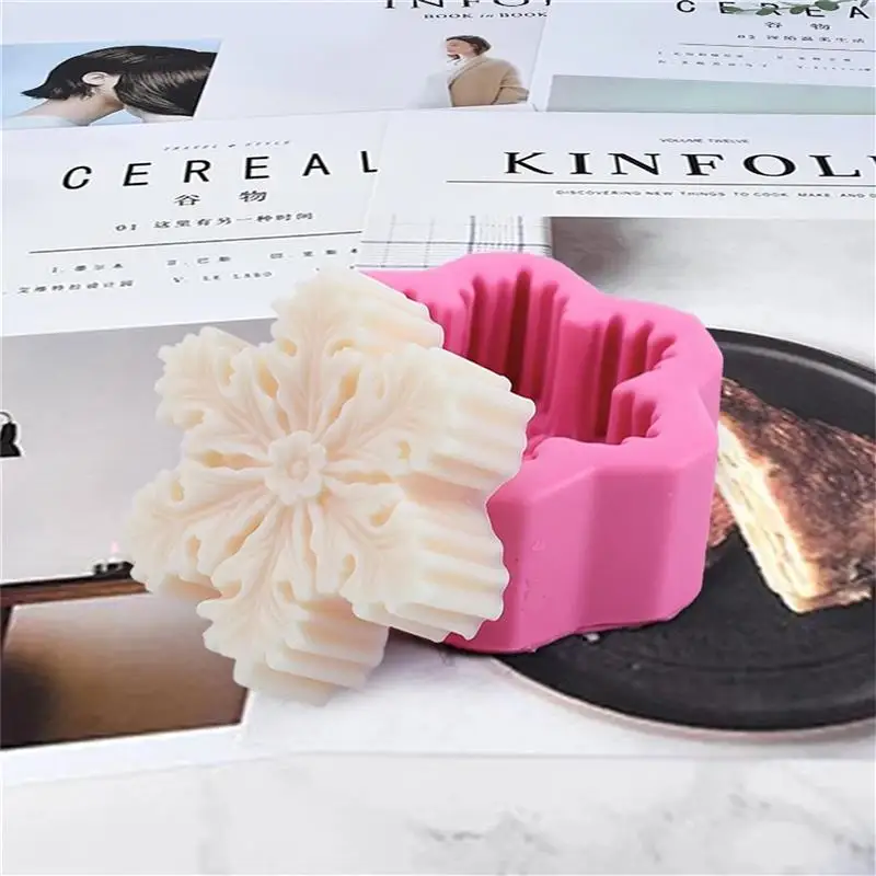 Snowflake Rose Flower Shape Silicone Candle Mold Soap DIY Aromatherapy Plaster Candle Decorating Mould Resin Epoxy Casting Tool
Snowflake Rose Flower Shape Silicone Candle Mold Soap DIY Aromatherapy Plaster Candle Decorating Mould Resin Epoxy Casting Tool