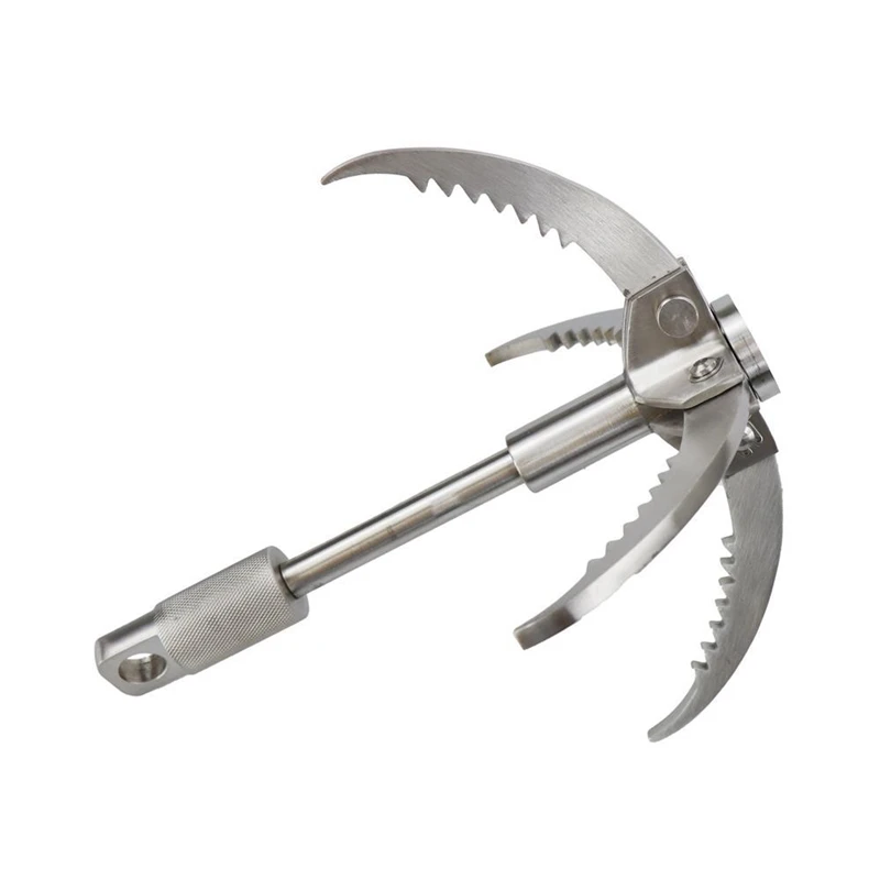 New Foldable Survival Grappling Hook 4 Claws Climbing Claw Stainless Steel Outdoor Rescue Grappling Hook Wall Equipment
New Foldable Survival Grappling Hook 4 Claws Climbing Claw Stainless Steel Outdoor Rescue Grappling Hook Wall Equipment