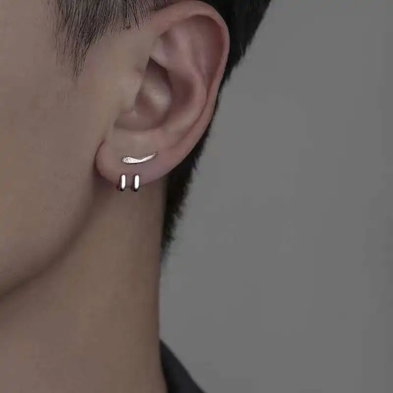 2022 New Punk Earring For Men Detachable Dual Purpose Stud Earrings Prong Ear Charms Fashion Jewelry
2022 New Punk Earring For Men Detachable Dual Purpose Stud Earrings Prong Ear Charms Fashion Jewelry