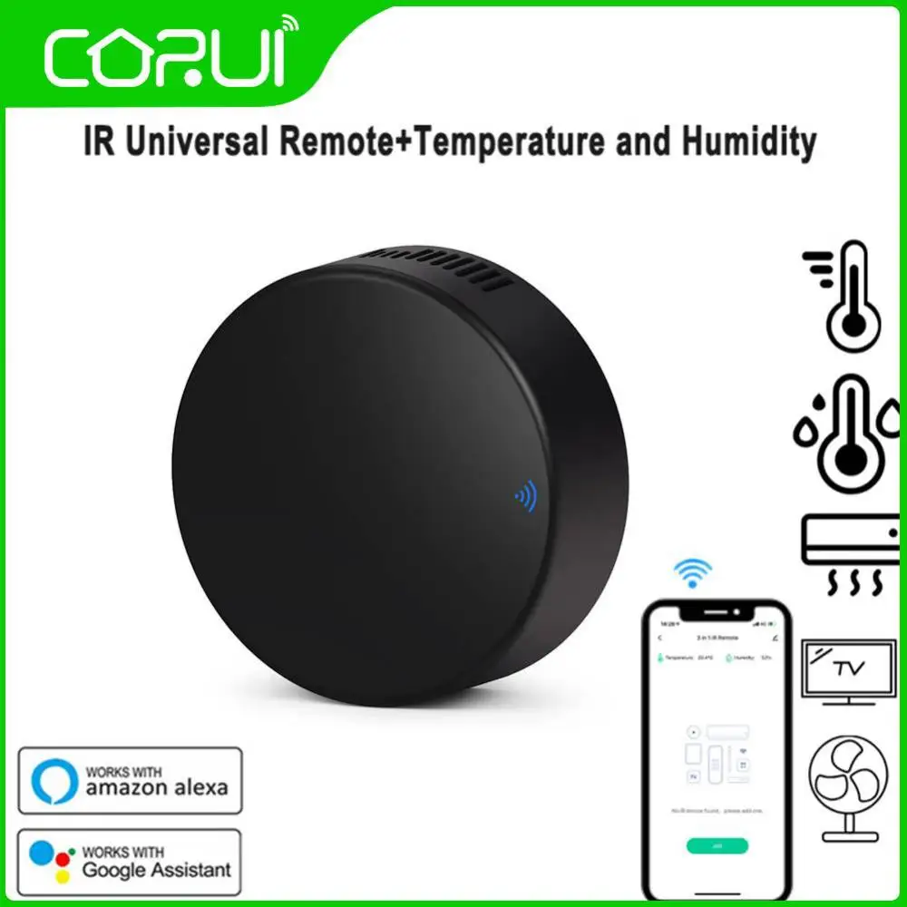 CORUI Tuya WiFi IR Remote Control For Air Conditioner TV Smart Home Universal Remote Controller Via Alexa Google Home Alice
CORUI Tuya WiFi IR Remote Control For Air Conditioner TV Smart Home Universal Remote Controller Via Alexa Google Home Alice