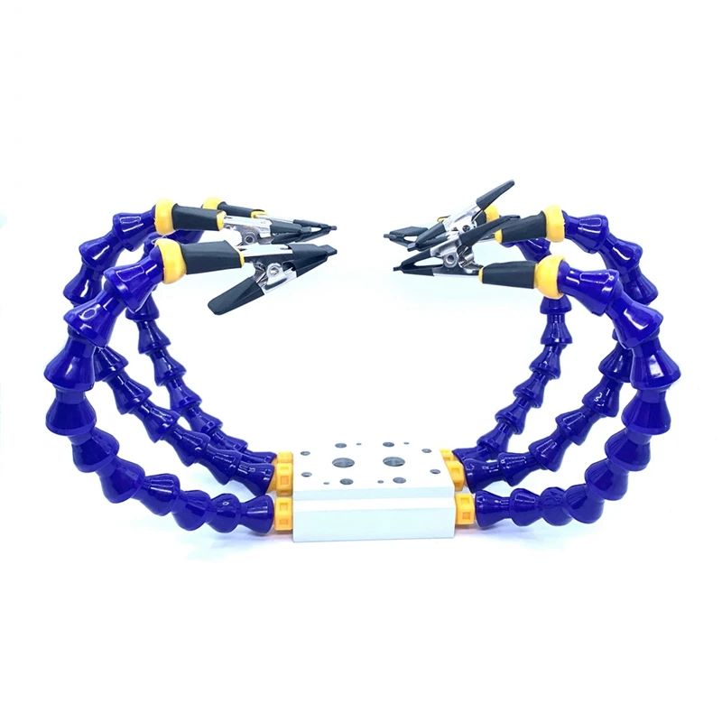 Bench Vise Table Clamp Soldering Station With 6Pcs Flexible Arms Soldeirng Iron Holder PCB Welding Repair Tool
Bench Vise Table Clamp Soldering Station With 6Pcs Flexible Arms Soldeirng Iron Holder PCB Welding Repair Tool