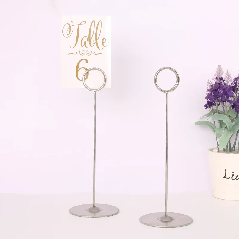 1pc Stainless Steel Table Number Holder Wedding Decorations Event Party Message Holder in Office Meeting Room Study Room Supply
1pc Stainless Steel Table Number Holder Wedding Decorations Event Party Message Holder in Office Meeting Room Study Room Supply