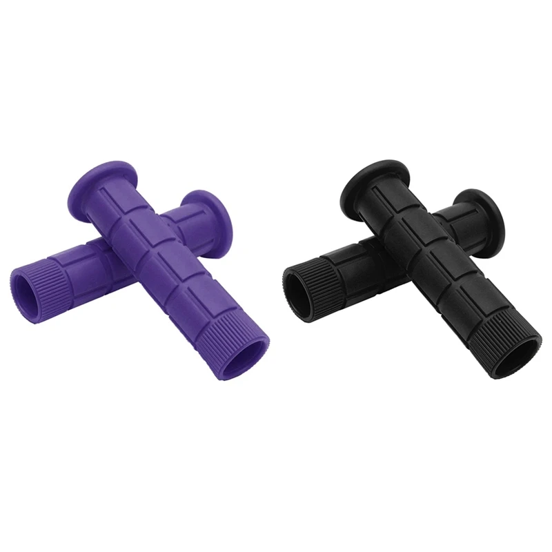 2 Pairs Bicycle Handle Set Mushroom Grips BMX For Boys And Girls Bikes, Purple & Black
2 Pairs Bicycle Handle Set Mushroom Grips BMX For Boys And Girls Bikes, Purple & Black