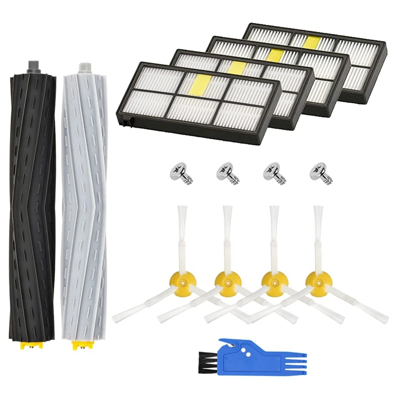 Replacement Main Brush Side Brushes HEPA Filter For Irobot Roomba 900Series 960 990 Robot Vacuum Cleaner Accessories
Replacement Main Brush Side Brushes HEPA Filter For Irobot Roomba 900Series 960 990 Robot Vacuum Cleaner Accessories