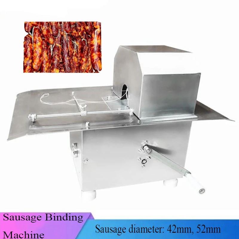 

Food Processor 42mm 52mm Sausage Twisting Knotting Tying Binding Linker Machine Hot Dog Winding Binder Ham Linking Machinery