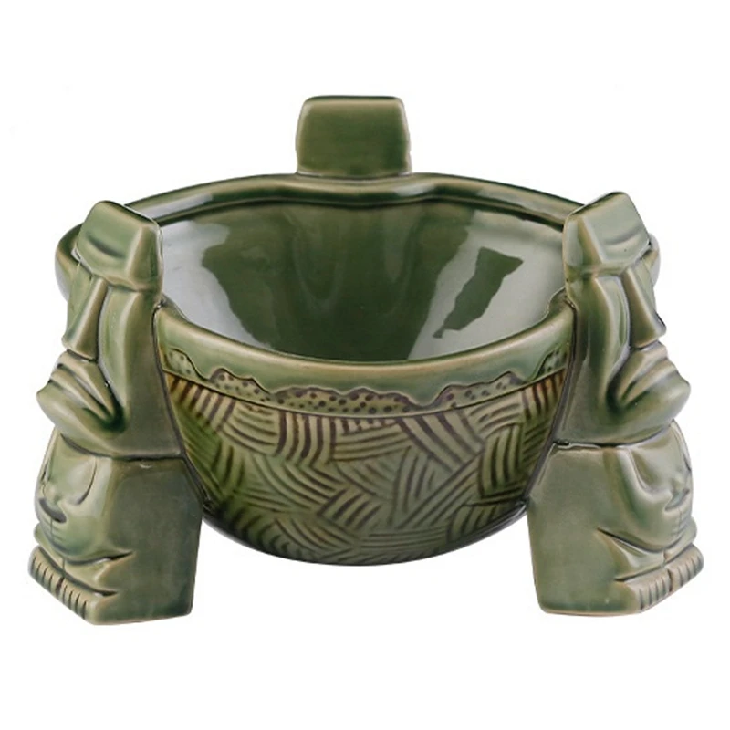 Коктейльные кружки Tiki-Большая Керамическая Гавайская посуда для напитков, профессиональная Гавайская посуда для бара Tiki Bar, зеленая
Коктейльные кружки Tiki-Большая Керамическая Гавайская посуда для напитков, профессиональная Гавайская посуда для бара Tiki Bar, зеленая
