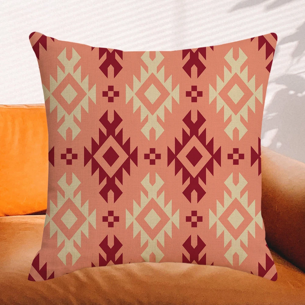 Rug Design Throw Pillow Cover 45x45cm Aztec Ethnic Geometric Southwestern Cushion Cover Bohemian Home Decor Sofa Pillow Case
Rug Design Throw Pillow Cover 45x45cm Aztec Ethnic Geometric Southwestern Cushion Cover Bohemian Home Decor Sofa Pillow Case