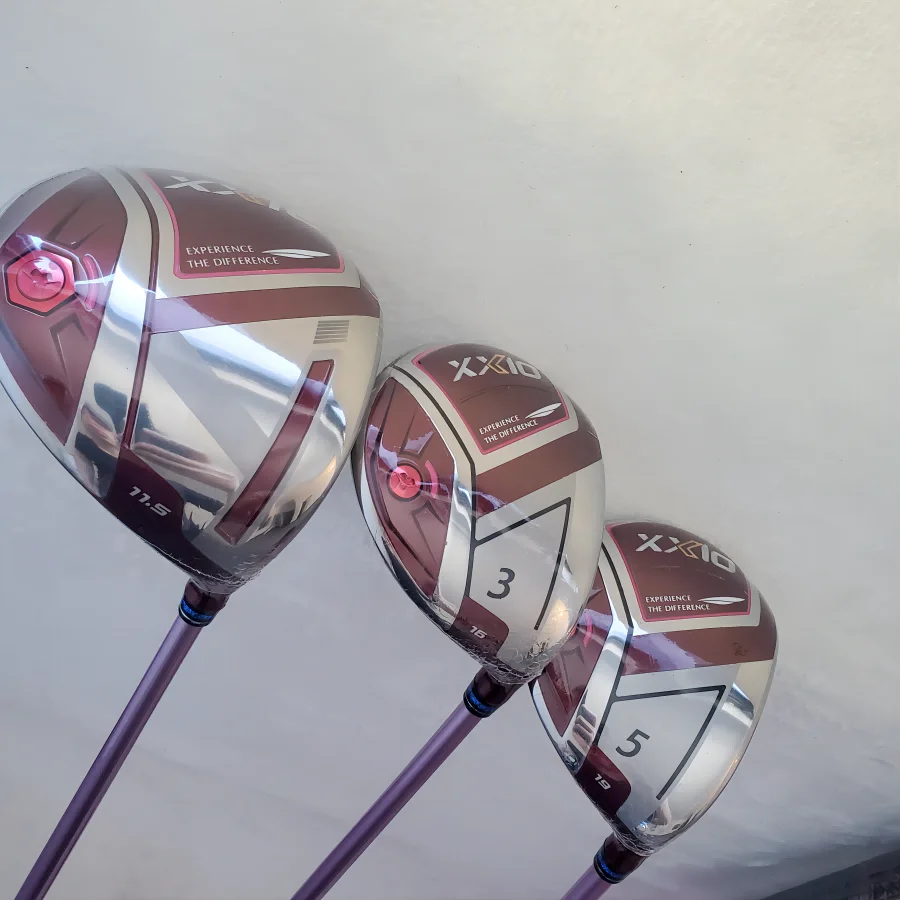 Новинка, женские клюшки для гольфа MP1100 golf driver и Wood, графитовый Вал Flex L с накладкой на голову
Новинка, женские клюшки для гольфа MP1100 golf driver и Wood, графитовый Вал Flex L с накладкой на голову