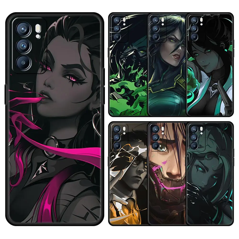 Valorant Hot Game Phone Case For Oppo Reno7 SE Reno6 Z Pro A54 A53 A52 A9 2020 A95 A15 Realme 8 7 6 Pro C3 C21 C11 5G Soft Cover
Valorant Hot Game Phone Case For Oppo Reno7 SE Reno6 Z Pro A54 A53 A52 A9 2020 A95 A15 Realme 8 7 6 Pro C3 C21 C11 5G Soft Cover
