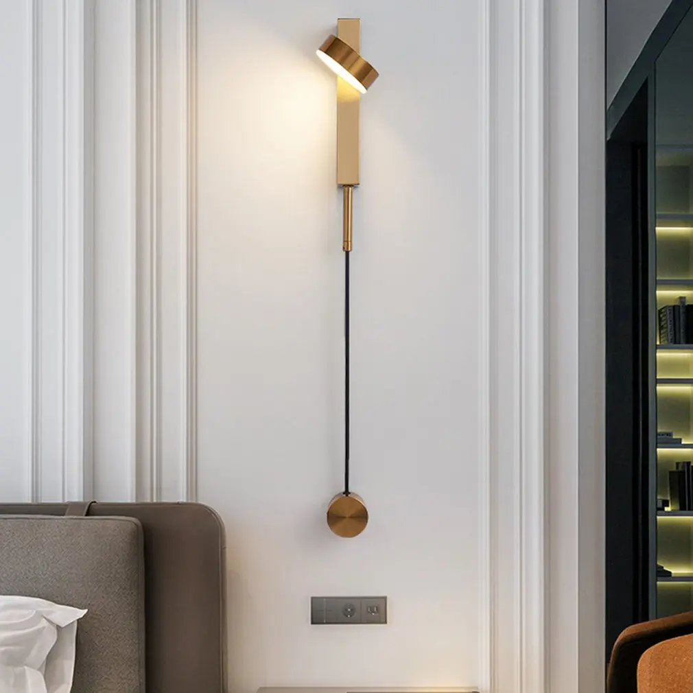 Modern Led Wall Lamp Bedroom Bedside Lamp Wall Decoration Living Room Sconce With Switch Knob Dimming Wall Lights For Home
Modern Led Wall Lamp Bedroom Bedside Lamp Wall Decoration Living Room Sconce With Switch Knob Dimming Wall Lights For Home