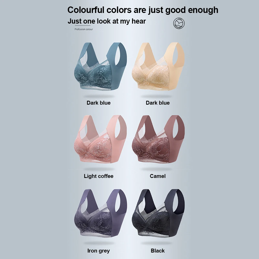 Women Sexy Mesh Lace Gathering No Steel Ring Anti-Sagging Underwear Vest Large Size Bra Sleepwear Nightwear
Women Sexy Mesh Lace Gathering No Steel Ring Anti-Sagging Underwear Vest Large Size Bra Sleepwear Nightwear