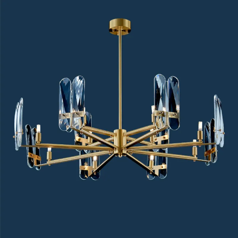 Copper Led Chandeliers Aqua Blue Crystal Chandelier Lighting For Bedroom Living room Modern Luxury Hanging Lamp lustre pendente
Copper Led Chandeliers Aqua Blue Crystal Chandelier Lighting For Bedroom Living room Modern Luxury Hanging Lamp lustre pendente