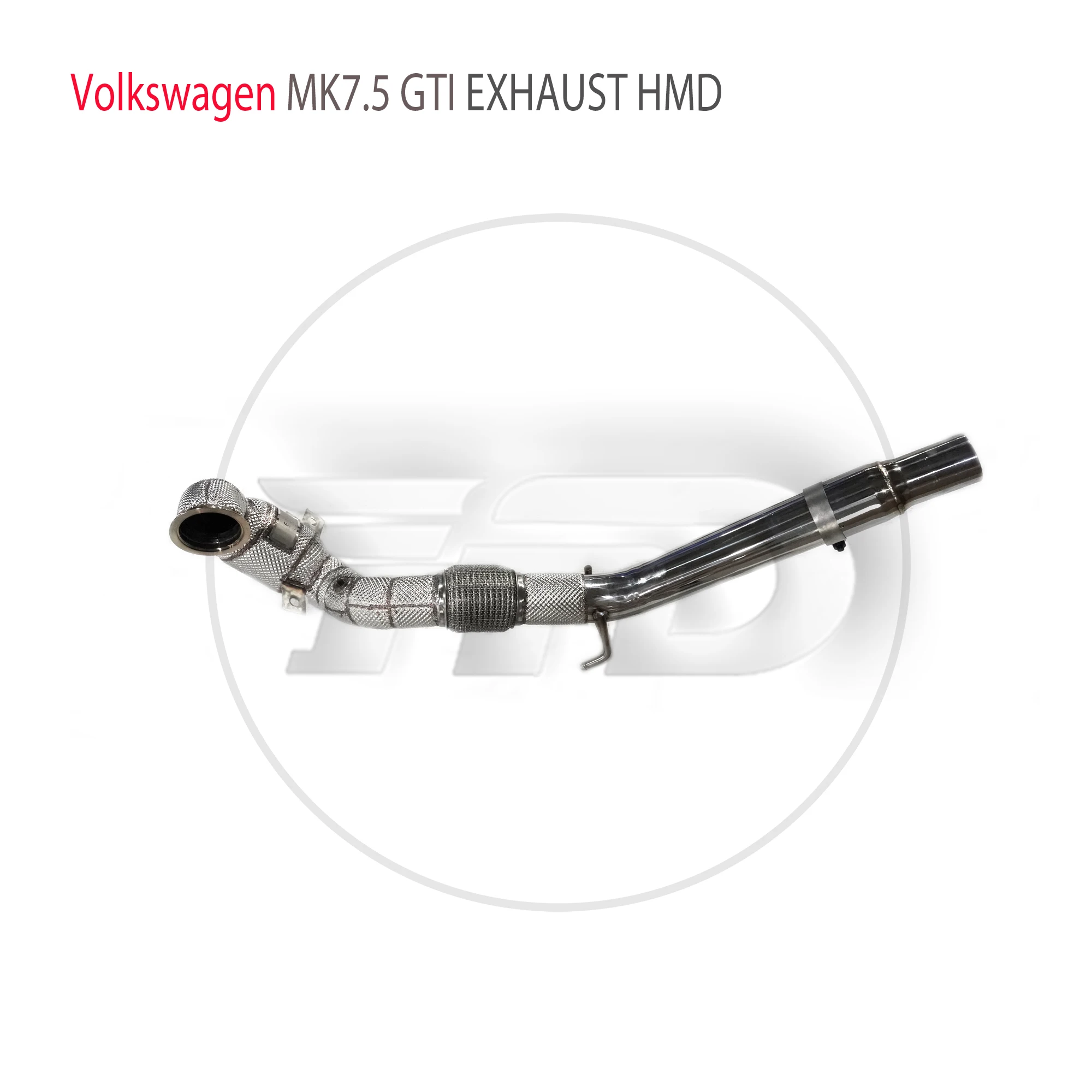 

HMD Car Accessories Exhaust Downpipe Manifold For Volkswagen VW MK7.5GTI With Catalytic Converter Header Catless Pipe
