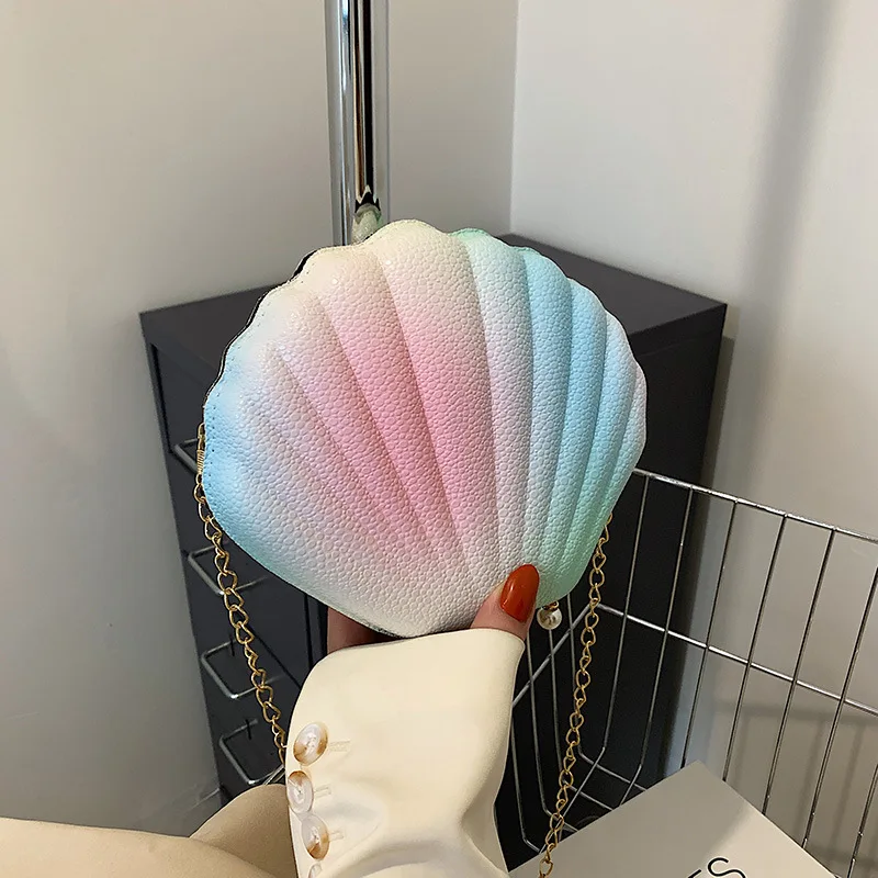 Fashion Shell Design Crossbody Bag Summer Beach Chain Shoulder Small Clutch Bag for Women Fashionable Decoration
Fashion Shell Design Crossbody Bag Summer Beach Chain Shoulder Small Clutch Bag for Women Fashionable Decoration