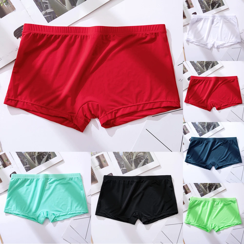 Men Underwear Soft Seamless Ice Silk Boxershort Summer Spring Ultrathin Breathable Underpant Elastic Solid Pantie Male Boxer
Men Underwear Soft Seamless Ice Silk Boxershort Summer Spring Ultrathin Breathable Underpant Elastic Solid Pantie Male Boxer