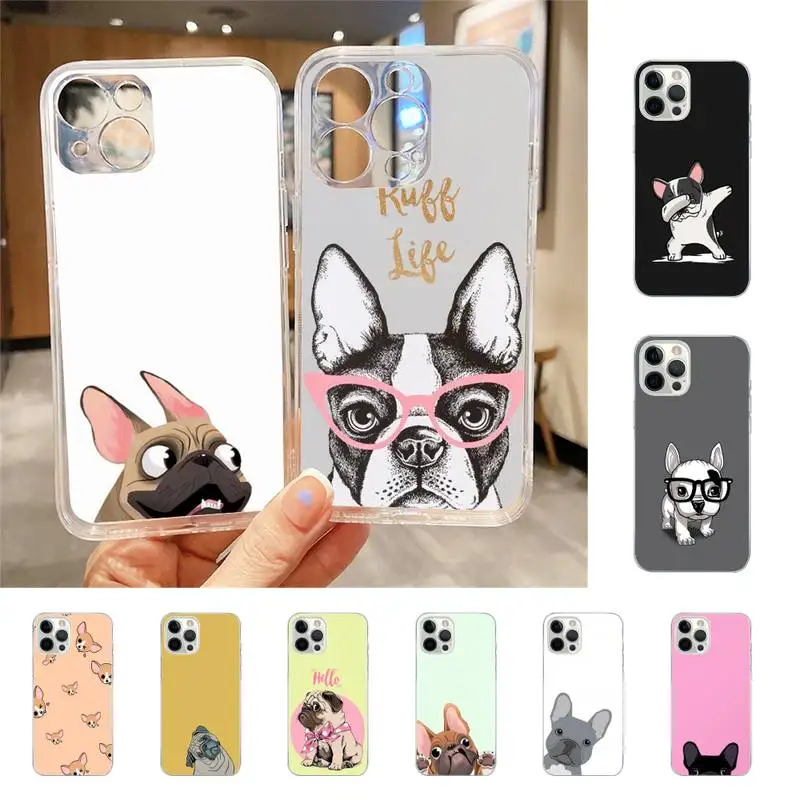 Cartoon Pug Dog French Bulldog Phone Case For Iphone 7 8 Plus X Xr Xs 11 12 13 Se2020 Mini Mobile Iphones 14 Pro Max Case
Cartoon Pug Dog French Bulldog Phone Case For Iphone 7 8 Plus X Xr Xs 11 12 13 Se2020 Mini Mobile Iphones 14 Pro Max Case