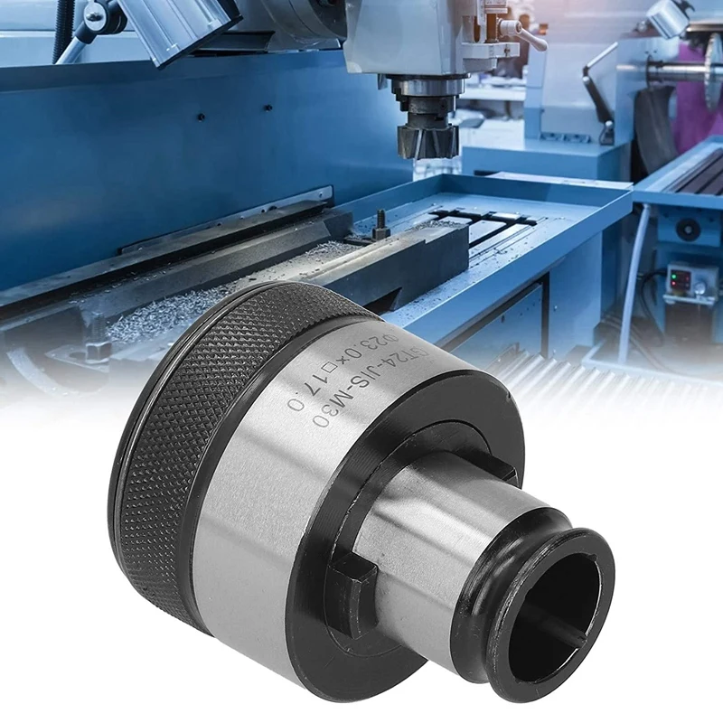 M30 Tapping Chuck, Steel Adjustable Torsion Fast‑Change Tapping Collet Milling Accessory, For 23 X 17Mm Tap
M30 Tapping Chuck, Steel Adjustable Torsion Fast‑Change Tapping Collet Milling Accessory, For 23 X 17Mm Tap