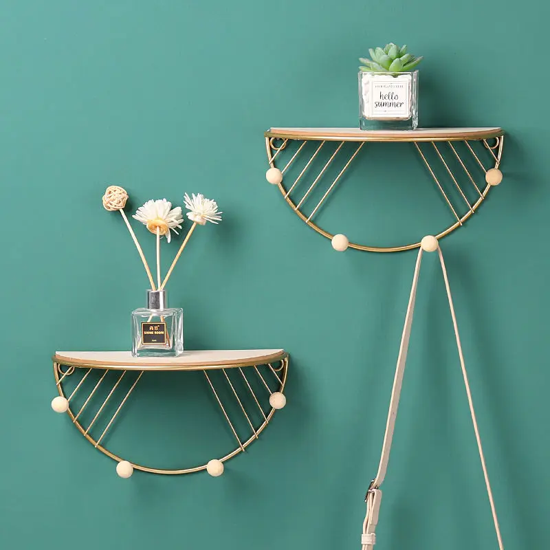 Nordic creative wall rack free punch living room bedroom wall room bedside wall-mounted decorative storage rack
Nordic creative wall rack free punch living room bedroom wall room bedside wall-mounted decorative storage rack