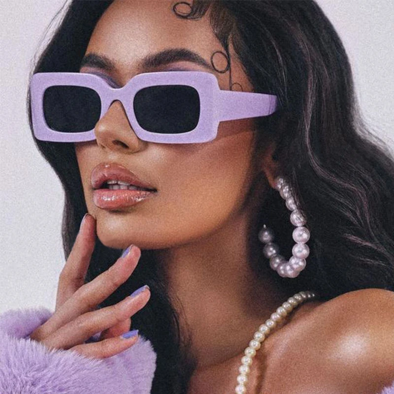 Popular Women's Sunglasses Men Rectangle Frame Purple Square Vintage Glasses 2022 Fashion Designer Sun Glasses Women Eyewear
Popular Women's Sunglasses Men Rectangle Frame Purple Square Vintage Glasses 2022 Fashion Designer Sun Glasses Women Eyewear