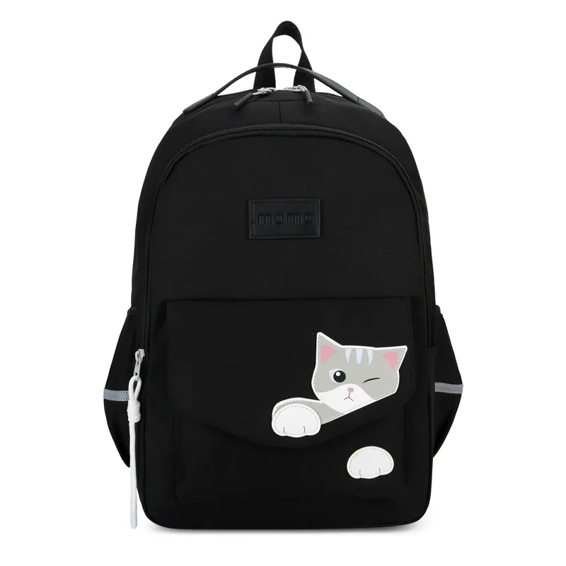 Middle School Backpack for Girls Teen Students Cute Cat Large Nylon Black Bookbag Casual Korean Bagpack Women Schoolbag 2022
Middle School Backpack for Girls Teen Students Cute Cat Large Nylon Black Bookbag Casual Korean Bagpack Women Schoolbag 2022