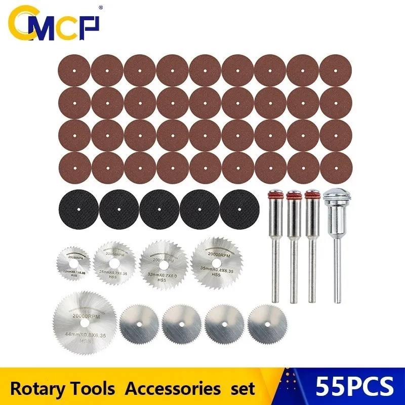 CMCP 55pcs Sandpaper Sanding Disc,HSS Circular Saw Blade,Metal Cutting Disc for Dremel Rotary Tools
CMCP 55pcs Sandpaper Sanding Disc,HSS Circular Saw Blade,Metal Cutting Disc for Dremel Rotary Tools