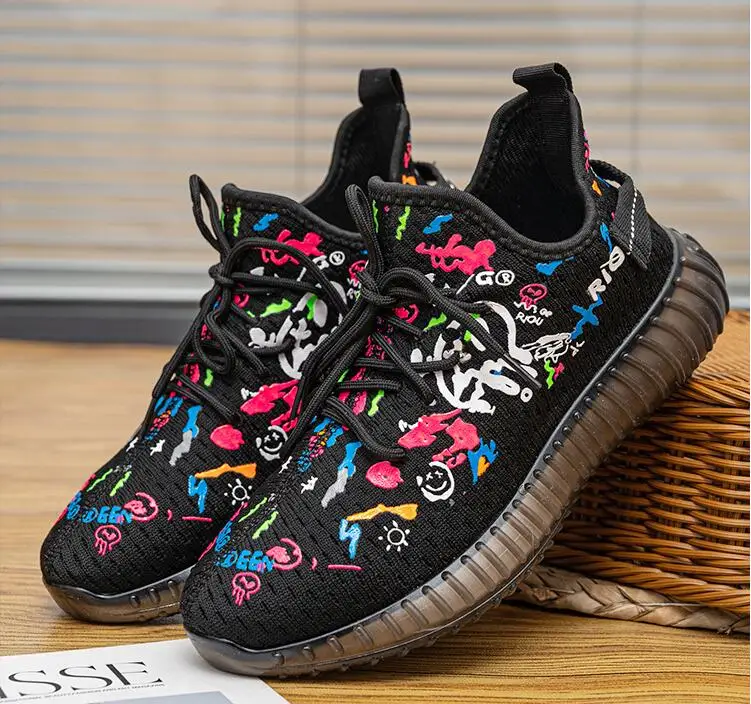 Graffiti air mesh running Sneakers Women Vulcanize Shoes for woman YEEZ Casual Ladies Shoes Tenis Feminino sneaker
Graffiti air mesh running Sneakers Women Vulcanize Shoes for woman YEEZ Casual Ladies Shoes Tenis Feminino sneaker