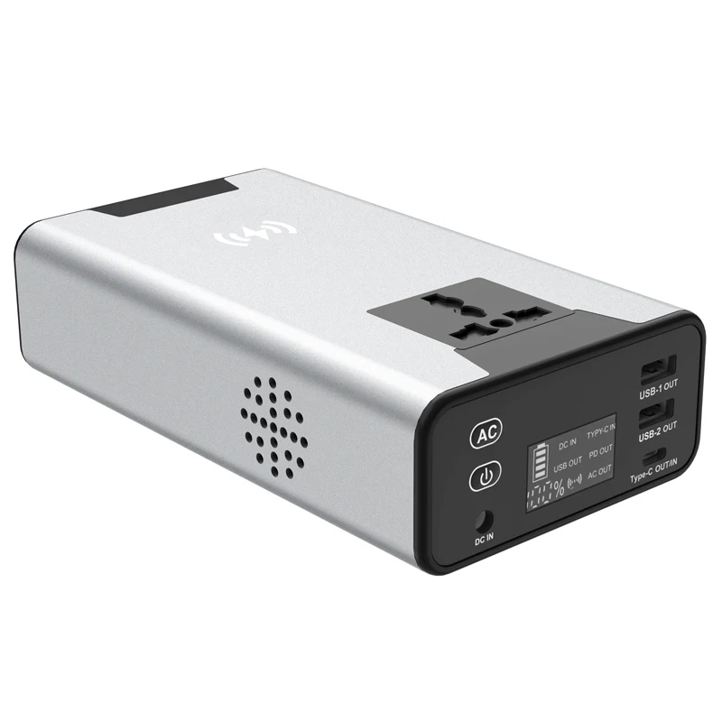 Home Office Business Use AC 100W PD 65W Power Banks Power Station Wireless Laptop Power Bank Energy Storage Battery Supply
Home Office Business Use AC 100W PD 65W Power Banks Power Station Wireless Laptop Power Bank Energy Storage Battery Supply