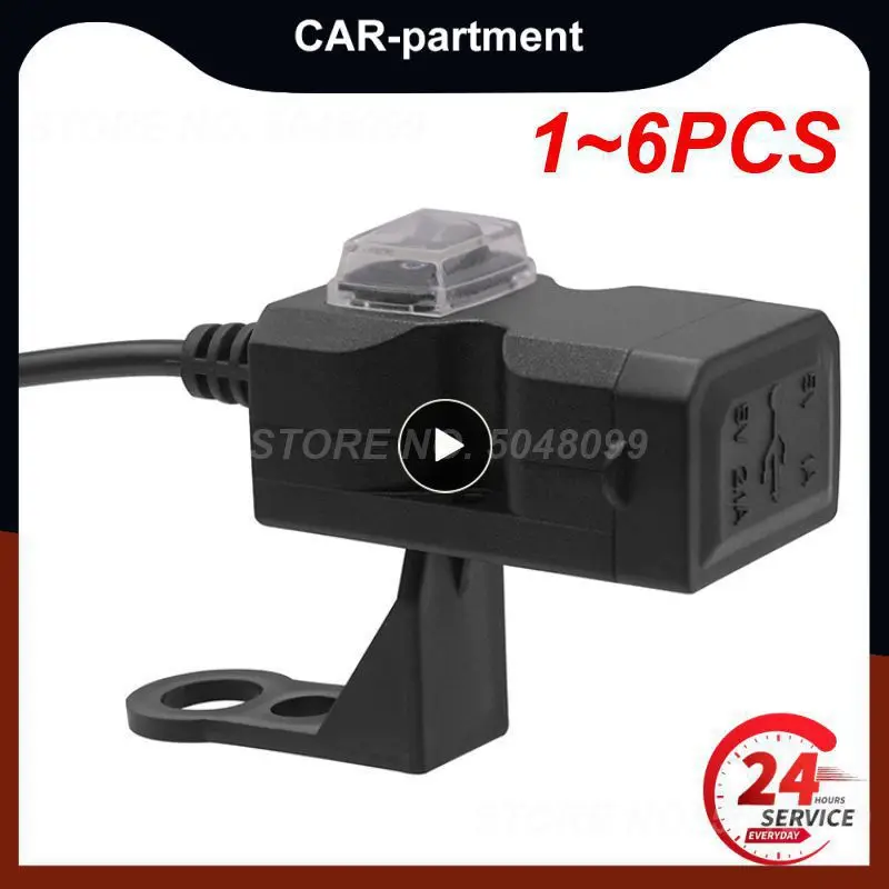 1~6PCS Universal Dual USB Port 12V Waterproof Motorbike Motorcycle Handlebar Charger 5V 1A/2.1A Adapter Power Adapter for Mobile
1~6PCS Universal Dual USB Port 12V Waterproof Motorbike Motorcycle Handlebar Charger 5V 1A/2.1A Adapter Power Adapter for Mobile