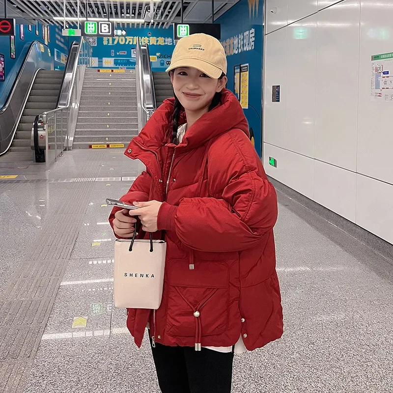 2023 New Women's Down Cotton Coat Short Cotton Coat Bread Coat Loose Coat Thickened Women's Cotton Coat
2023 New Women's Down Cotton Coat Short Cotton Coat Bread Coat Loose Coat Thickened Women's Cotton Coat